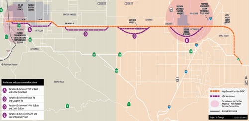 High Desert Corridor Could Link Bullet Train Up With Vegas